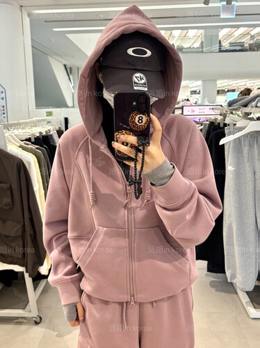 派姐inKorea北面白标25休闲百搭基础加绒卫衣外套女士NJ5JR80