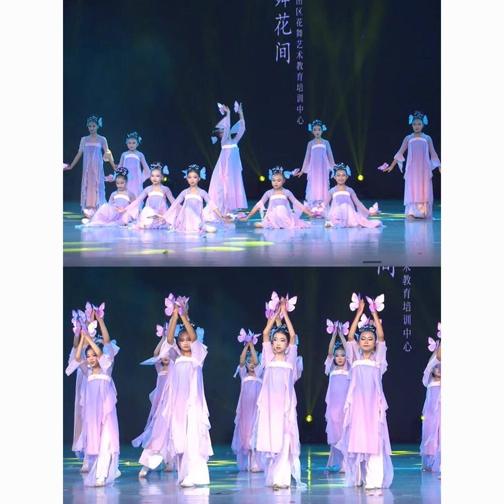 舞蹈道具双层蝴蝶指环戒指蝴蝶手儿童演出服