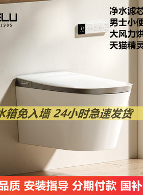 【政府15％】科绿壁挂式智能马桶隐藏式水电新款虹吸坐厕集成水箱