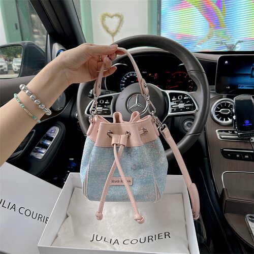 JULIA COURIER绣花水桶包折扣