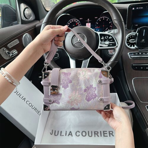 JULIA COURIER女包轻奢国风波士顿包包女2026新款单肩斜挎手提包