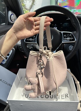 JULIA COURIER女包石头纹水桶包包女2025新款潮大容量单肩斜挎包