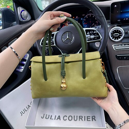 JULIACOURIER女包轻奢复古波士顿包包女高级感单肩斜挎手提包通勤