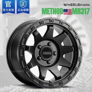 美国麦森Method轮毂MR317猛禽牧马人烈马17寸途乐18寸坦克70020寸