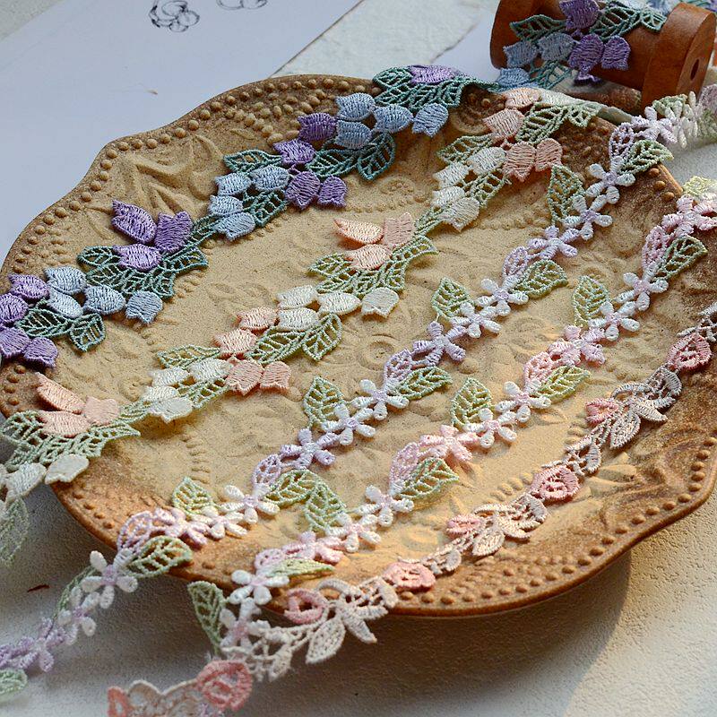 精致唯美水溶蕾丝搭配项链DIY手工编织礼品复古创意刺绣花边