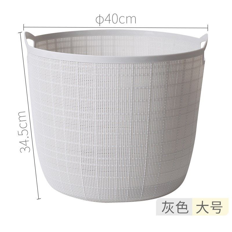 仿麻布纹塑料脏衣篮卫生间收纳筐阳台收纳篮洗衣篮手提脏衣篓,收纳整理,脏衣篮,淘宝优惠券,粉丝福利购,淘宝优惠卷