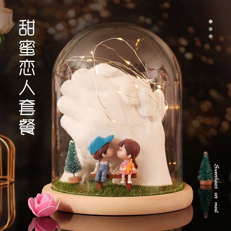 情侣手膜石膏粉情人礼物同款3手模型iy制作材料克隆粉,特色手工艺,其他特色工艺品,淘宝优惠券,粉丝福利购,淘宝优惠卷