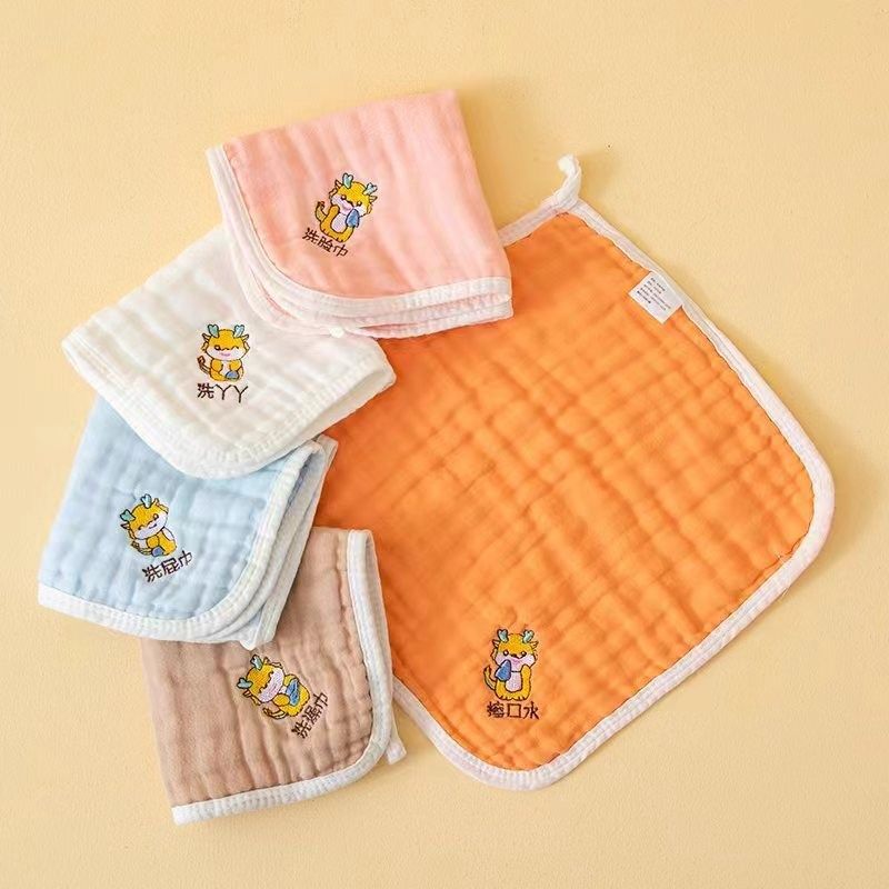六层纱布方巾新生儿洗脸巾 舒适柔软儿童擦手小方巾 宝宝口水巾,居家布艺,浴巾,淘宝优惠券,粉丝福利购,淘宝优惠卷
