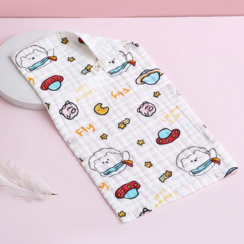 六层纱布高密童巾新生儿婴儿口水巾儿童印花洗脸毛巾,居家布艺,浴巾,淘宝优惠券,粉丝福利购,淘宝优惠卷