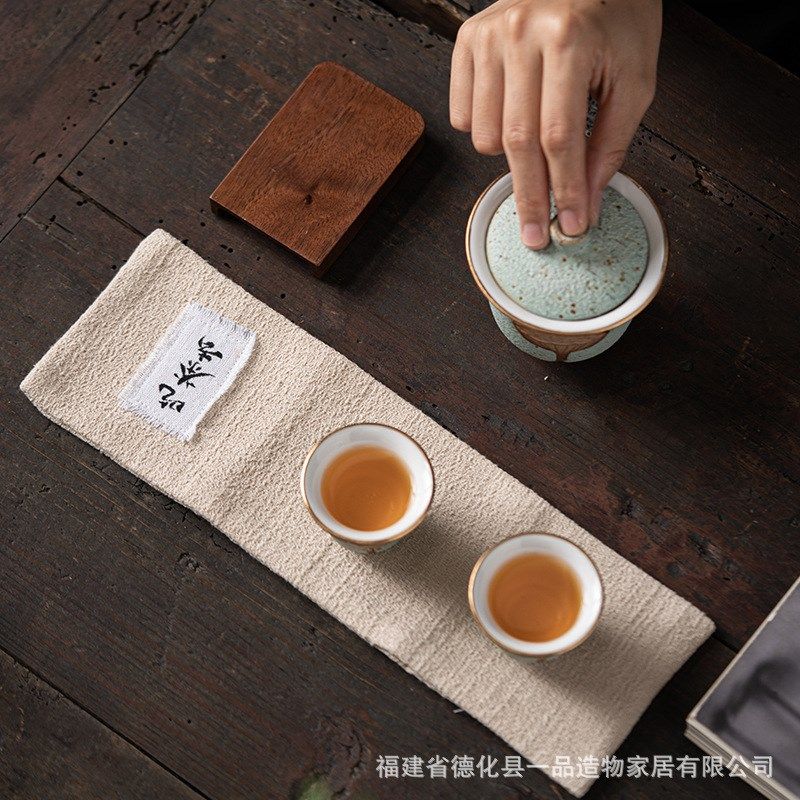 手缝吸水茶巾茶布茶垫茶席桌布禅意茶道配件小号养壶毛巾中式棉麻,餐饮具,茶道/零配,淘宝优惠券,粉丝福利购,淘宝优惠卷