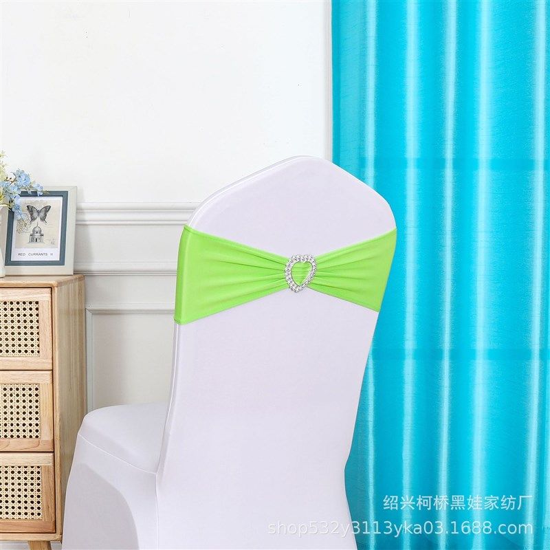 椅背花蝴蝶结爱心扣酒店婚庆宴会免系椅背装饰钻扣弹力绑带箍带,居家布艺,椅套/椅垫,淘宝优惠券,粉丝福利购,淘宝优惠卷