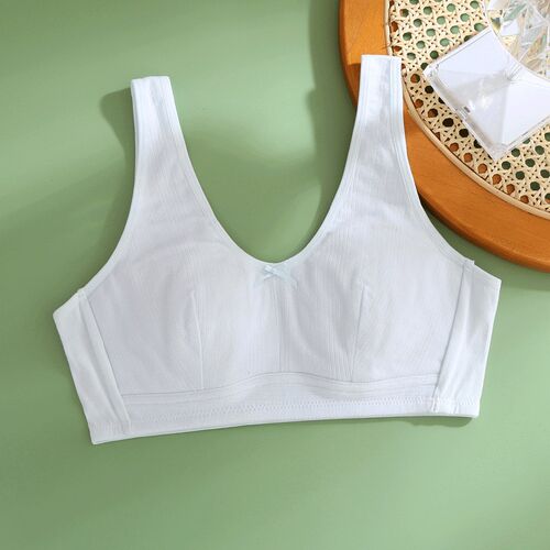 发育期少女文胸防凸点初中高中生学生内衣轻薄透气女童背心儿童