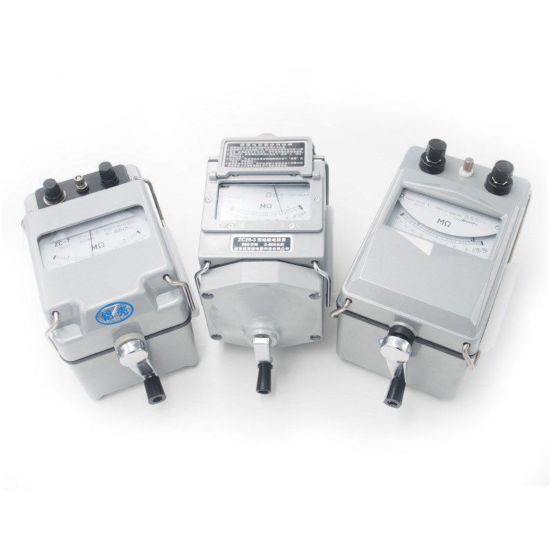 祥瑞德兆欧表ZC25-3绝缘表手摇摇表500V ZC-7绝缘电阻测试仪2500V