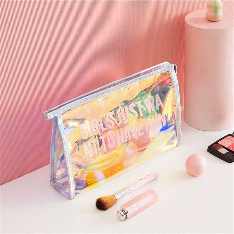 PVC透明化妆包 旅行小巧便携ins小香风防水女士洗漱包收纳袋,居家日用,家居智能设备,淘宝优惠券,粉丝福利购,淘宝优惠卷