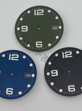 32.5mm改装适用NH35/NH36浪琴康卡斯表盘机芯款潜水表手表配件