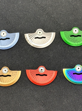 改装NH35自动陀适合NH35 NH36机芯旋纹款自动锤摆陀手表配件