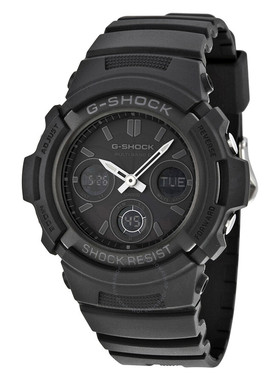 直邮购正品Casio卡西欧G-Shock男士新款三眼夜光手表AWGM100B-1A