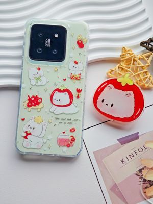 清仓不售后【番茄西高地】原创手机壳小米14小米15可爱亮面防摔
