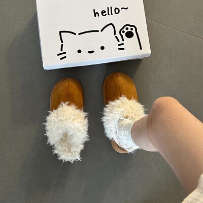 厚底棉拖鞋女2025新款冬季包头拖