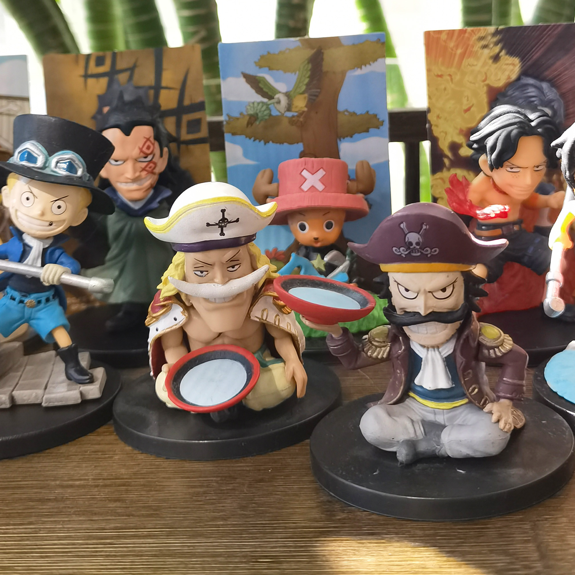 现货海贼航海 动漫周边 公仔仔模型手办 罗杰白胡子艾斯萨博