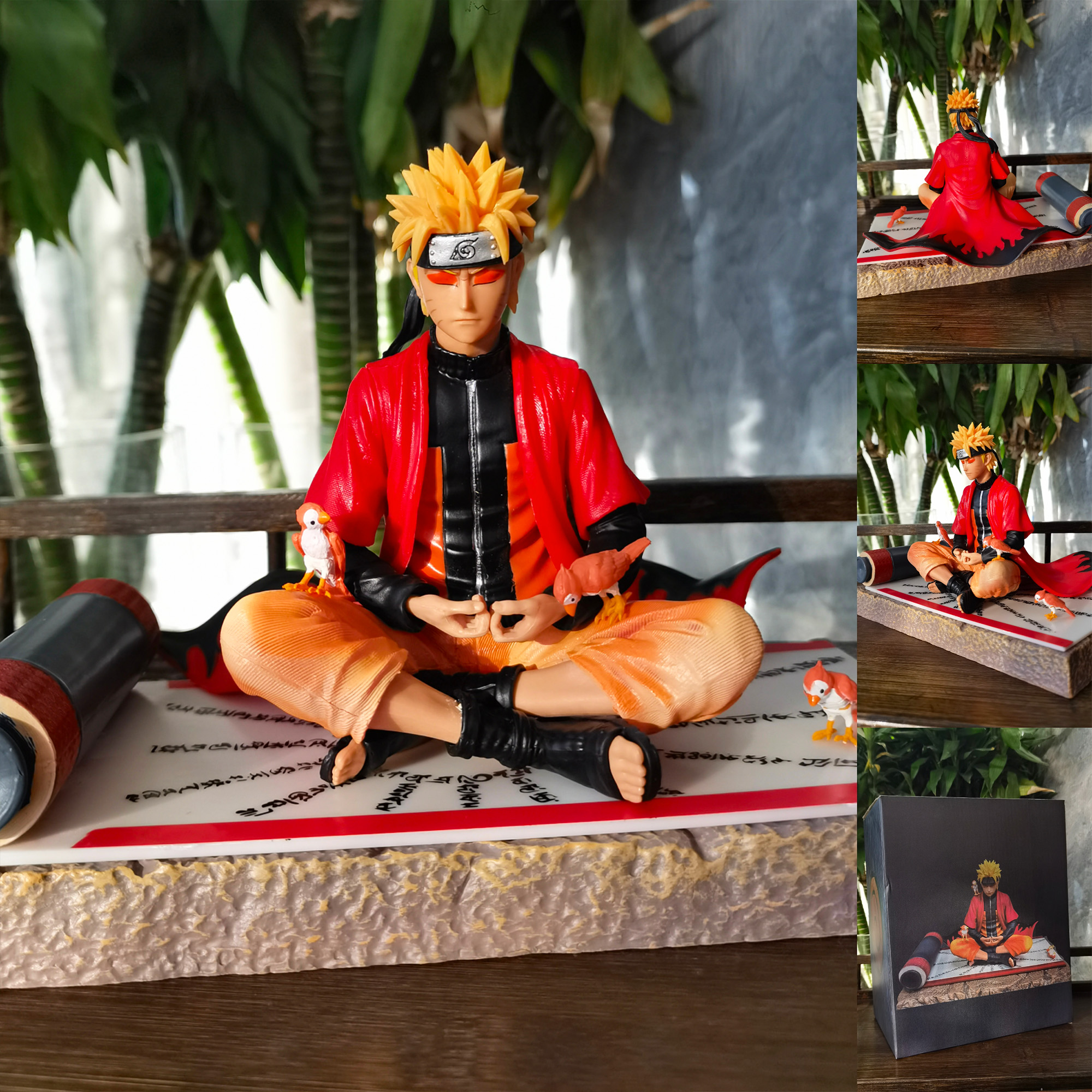 漩涡鸣人火影动漫周边坐姿现货