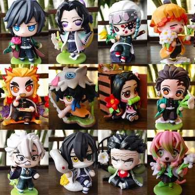 鬼灭Q版弥豆子灶门炭治郎现货手办动漫周边多个角色玩偶摆件