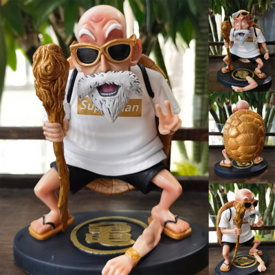 龙珠创意个性悟空潮服潮牌龟仙人现货手办模型摆件玩偶雕像生日