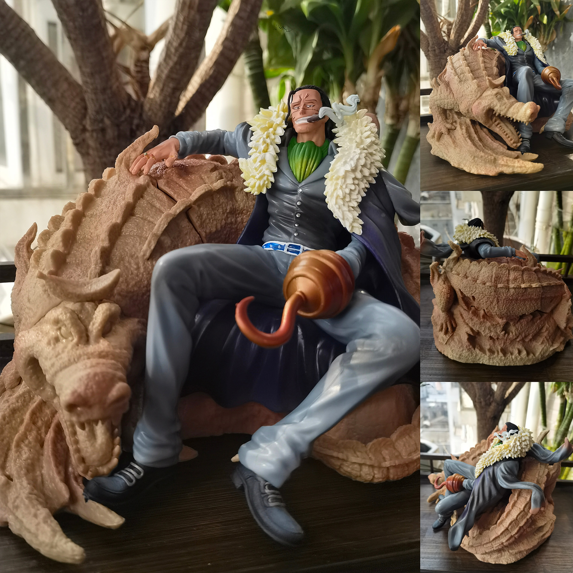 海贼优质版坐姿老沙克洛克手办