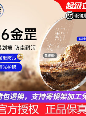韩国凯米1.74U6金罡防蓝光镜片