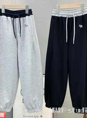 牛哆哆童装 儿童韩版休闲裤2026春款男女童百搭洋气运动裤潮65109