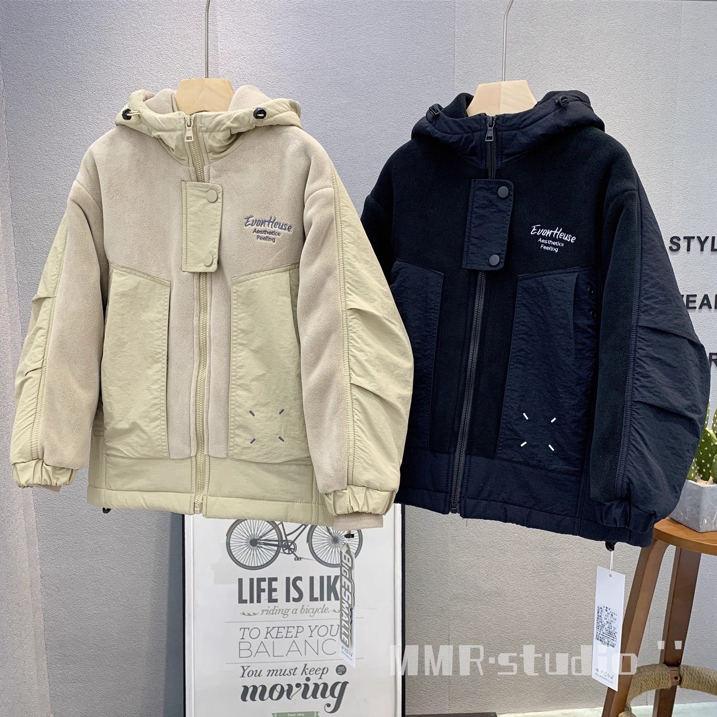 大E小e童装儿童韩版摇粒绒外套