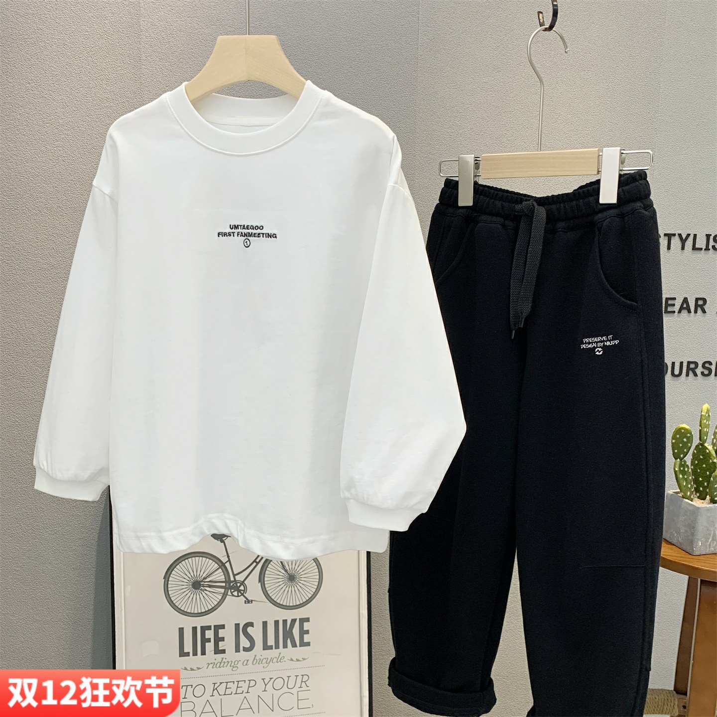 牛哆哆童装儿童韩版纯棉T恤衫潮