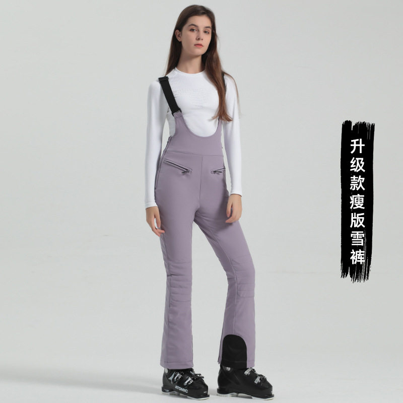 GsouSnow滑雪裤女单板双板连体防