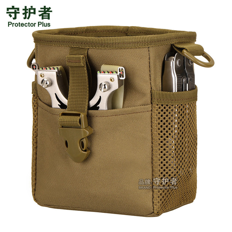 守护者多功能户外战术弹弓包弹珠泥丸收纳钢珠腰包大容量挎包专用
