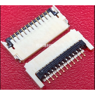 XF2U-1115-3A 11PIN 0.5MM间距翻盖连接器现货