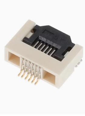 101049-200650 6pin 0.5mm间距翻盖下接触现货原装