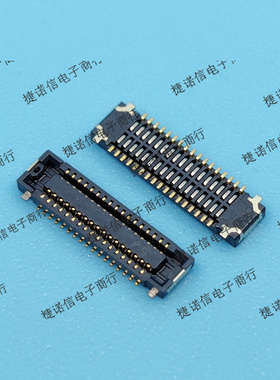 AXE734127 AXE734124 34pin 0.35mm现货原装母座