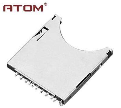 MR01A-01211 Micro SD Push Conn 外焊型 带定位柱现货原装