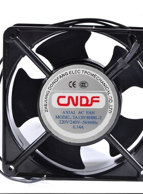 东方CNDF TA12038HSL-2-1-3 110V 220V 380V 12CM 12038散热风扇