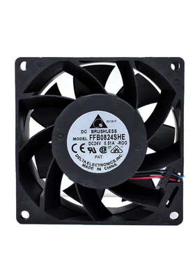 电梯配件 8CM 8038变频器风扇 CV330A变频器风扇FFB0824SHE DC24V