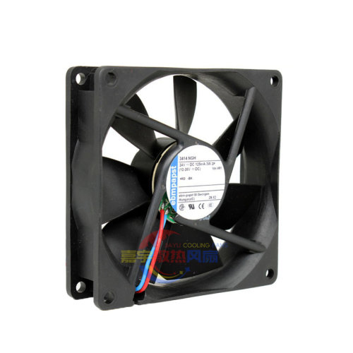 全新德国ebmpapst 3414NGH 24v 3w 9025 9cm 125mA变频器散热风扇