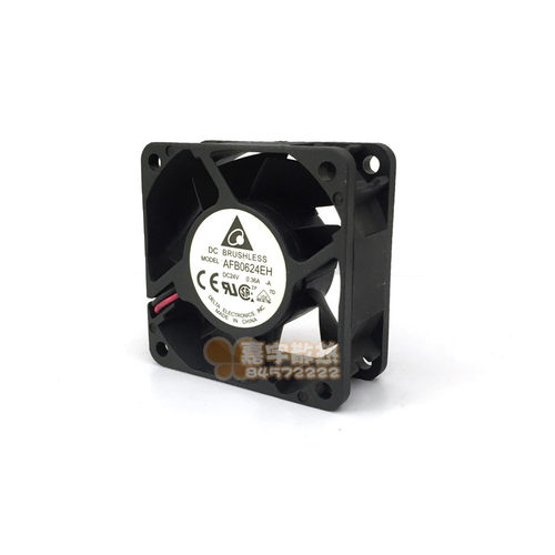 台达AFB0624EH 6CM 6025 24V 0.36A  双滚珠大风量变频器散热风扇