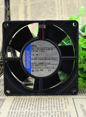 德国ebmpapst TYP 3314GS 4314GMS 2.4W 9092液相色谱仪风扇DC24V