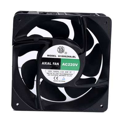 G16062HA2BT工业轴流散热排风扇220V 16062控制箱冷却风机16CM