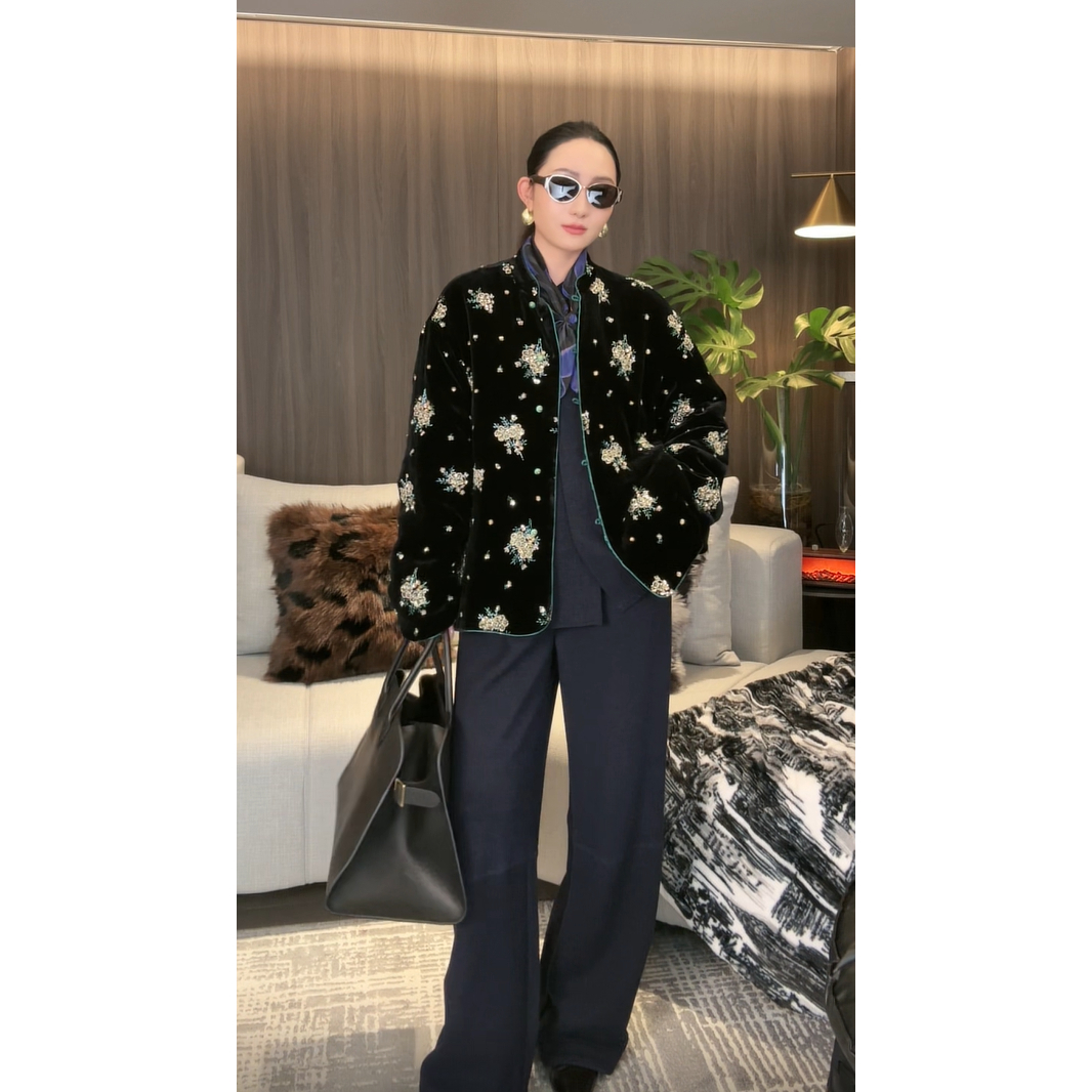 【DaFangLady张大方】100%桑蚕丝新雪丽棉棉服