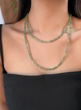 RICHSUE 东陵玉珠天然串毛衣链&项链 新中式