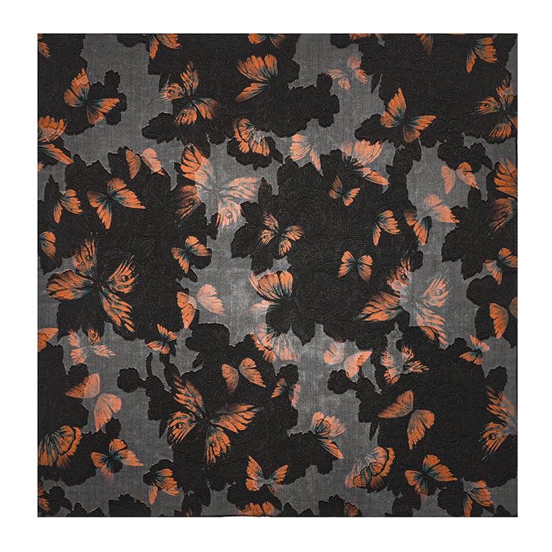 剪花【蝴蝶泉边】65*65系列香云纱桑蚕丝丝巾气质高级感围巾时尚