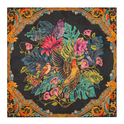 香云纱桑蚕丝气质高级感丝巾