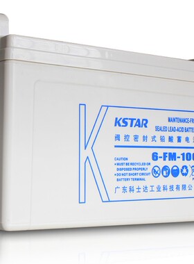 KSTAR/科士达 12V100AH/免维护铅酸蓄电池/6-FM-100/UPS电源专用