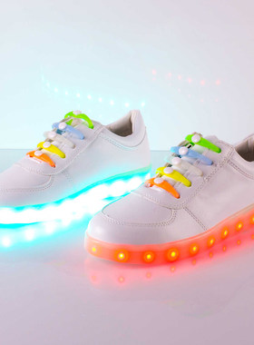 usb充电七彩发光鞋led